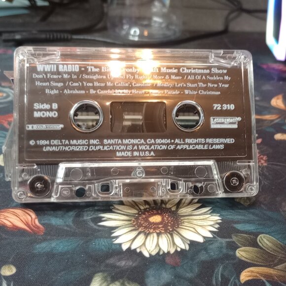 Bing Crosby Armed Forces Broadcasts Special Christmas Show Cassette Tape - Picture 4 of 5